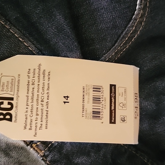 Western style denim skirt size 14 - Picture 4 of 4